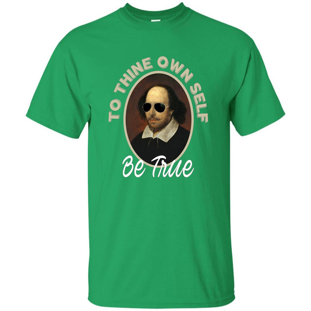 Music T-shirt To Thine Own Self Be True T-shirt Irish Green