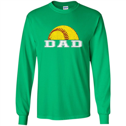Softball Dad T-shirt - New Favorite Softball Shirt for Dad Irish Green