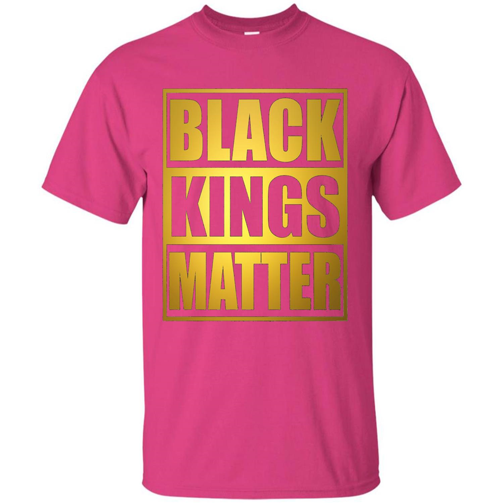 Black Kings Matter T-shirt Heliconia