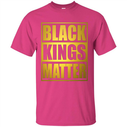 Black Kings Matter T-shirt Heliconia