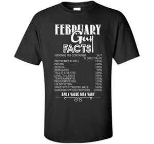 February Guy Facts T-shirt