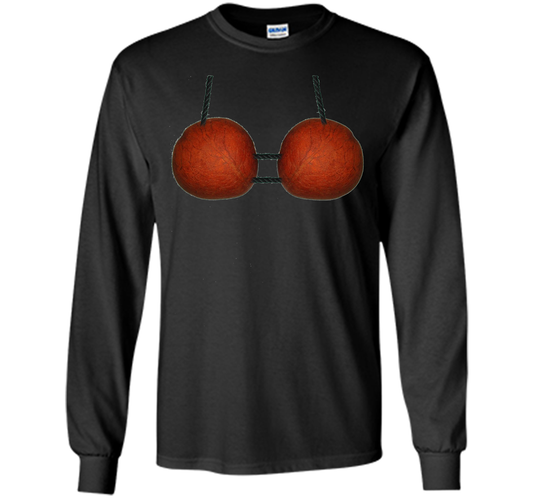 Coconut Bra - Funny Hawaiian Bikini t shirt shirt Black