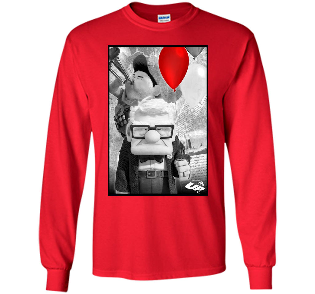 Disney Pixar UP Carl Russell T-shirt, disney pixar shirts, up shirts, up tshirts, up fan shirts, carl shirts, love carl shirts, love carl russell shirts, russell fan shirts Red