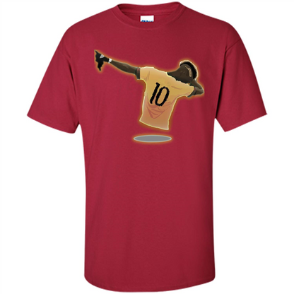 Dabbing Soccer T-shirt Cardinal
