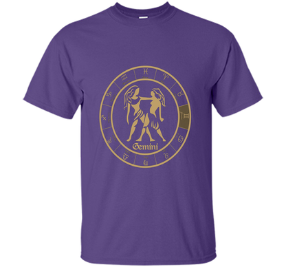Gemini T-Shirt shirt Purple