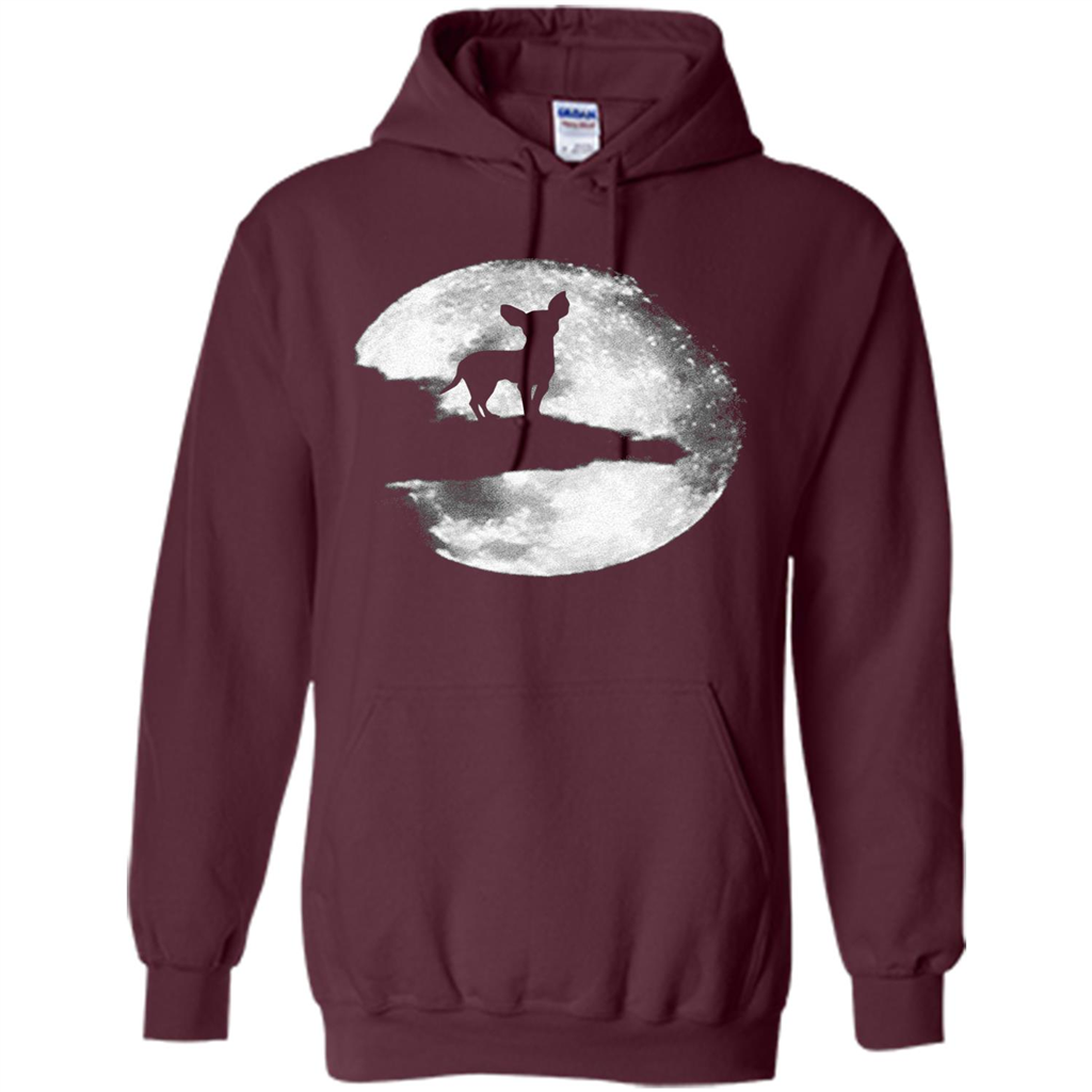 Chihuahua And Moon Halloween T-Shirt