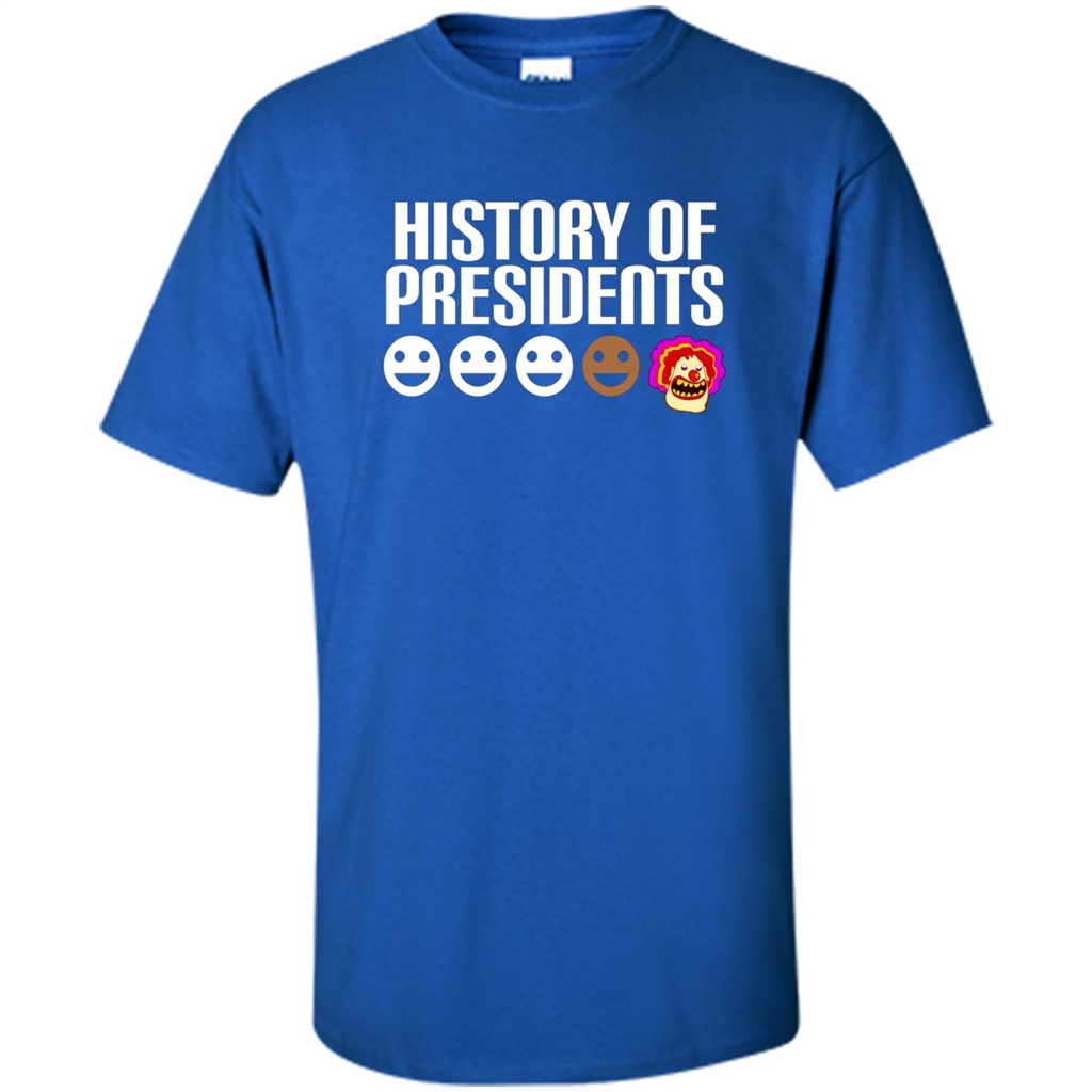 American T-shirt History Of Presidents Royal