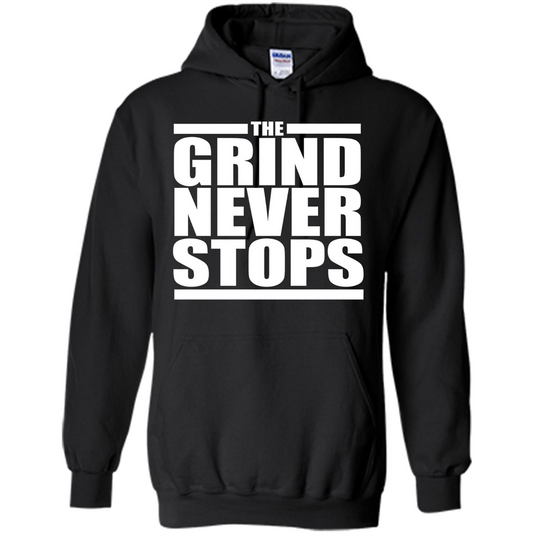 The Grind Never Stops T-shirt Black