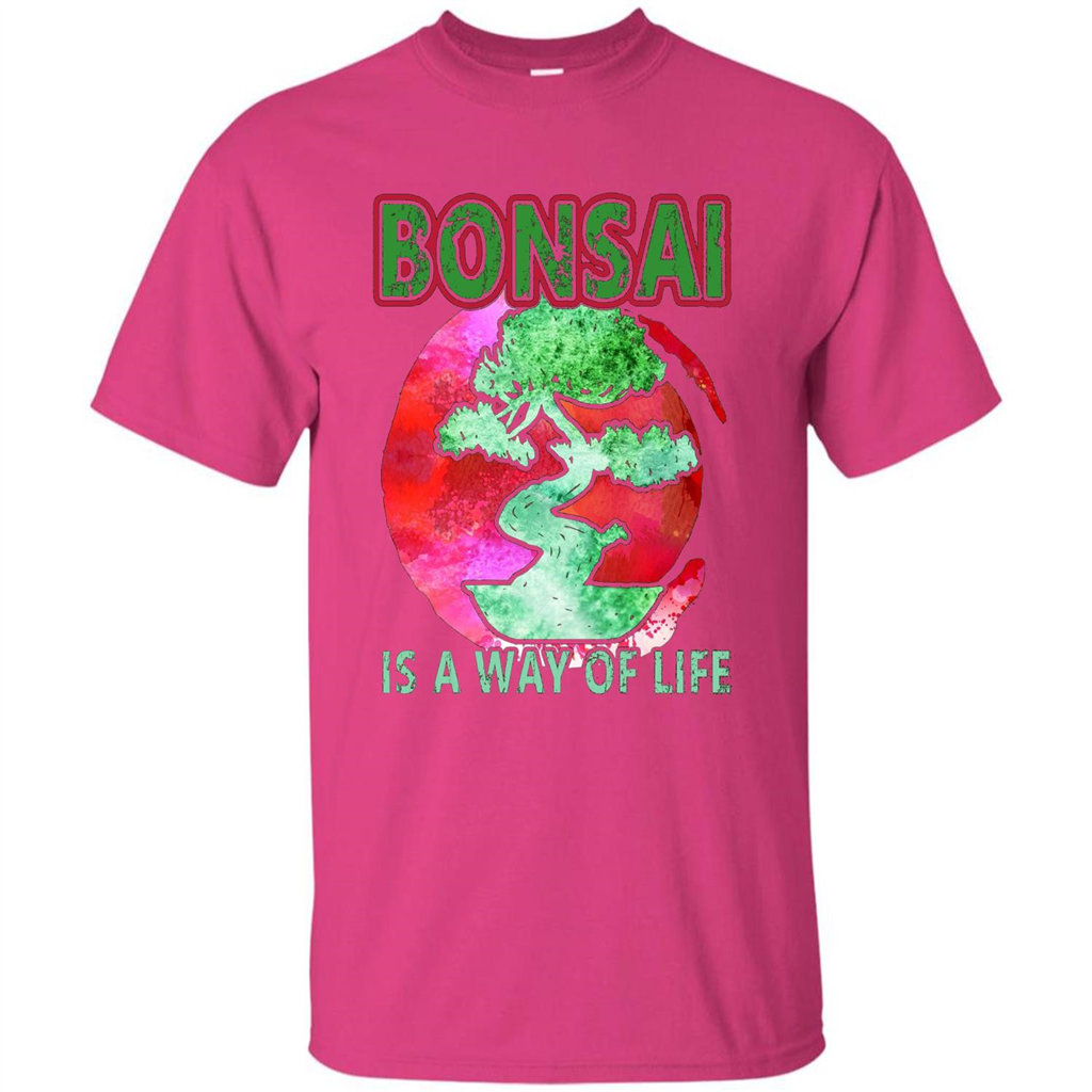 Bonsai T-shirts - Love Bonsai Of Life T-shirt Heliconia