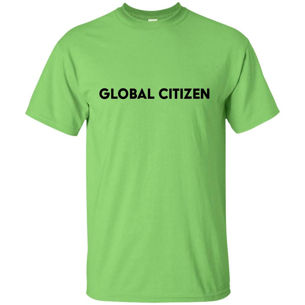 Global Citizen T-shirt Lime