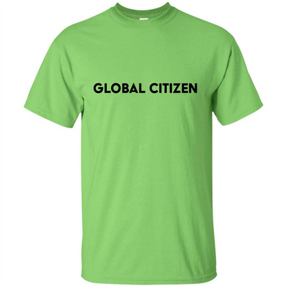 Global Citizen T-shirt Lime