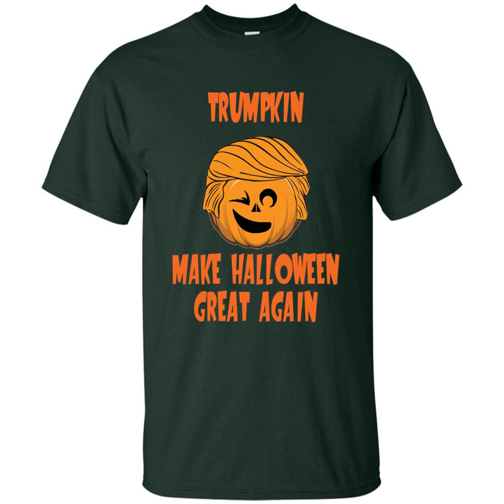 Trumpkin Make Halloween Great Again T-shirt Forest Green