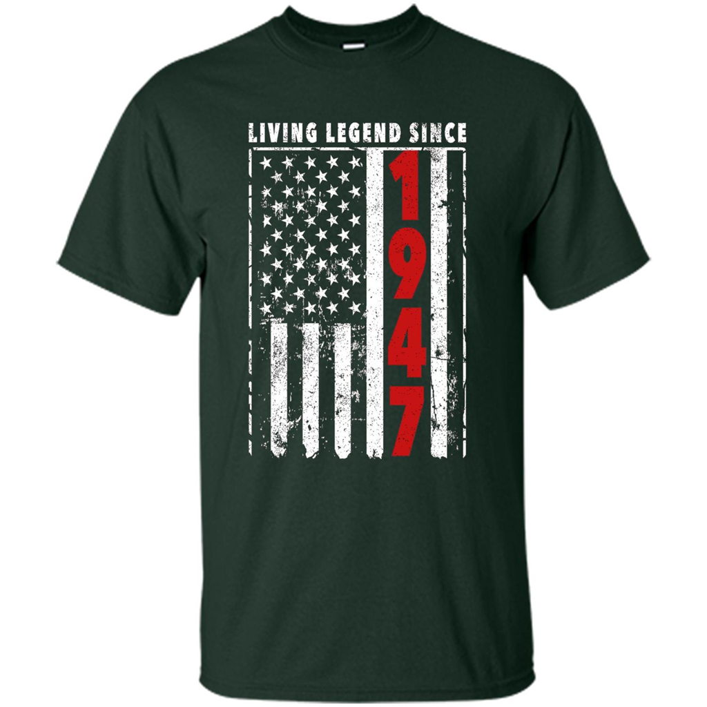 Birthday Gift Ideas 1947. Living Legend Since 1947 Forest Green