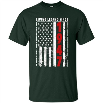 Birthday Gift Ideas 1947. Living Legend Since 1947 Forest Green