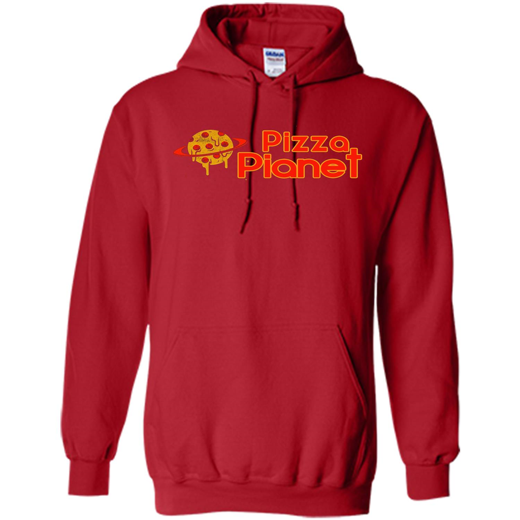 Pizza Lover T-shirt Pizza Pianet Red
