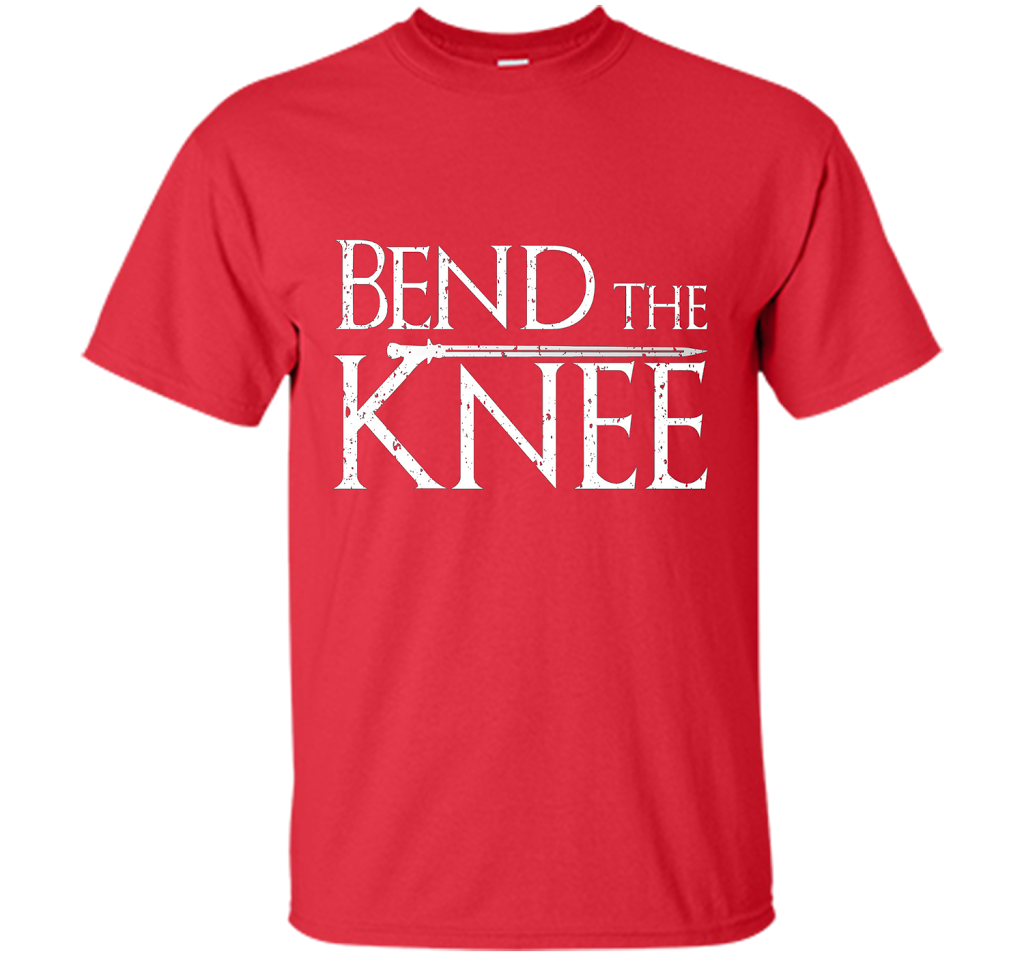 Game Of Thrones T-shirt Bend The Knee Lord T-shirt Red