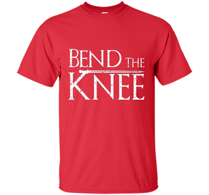 Game Of Thrones T-shirt Bend The Knee Lord T-shirt Red