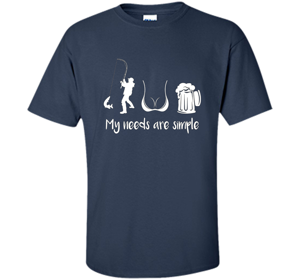 My Needs Are Simple T-shirt Navy