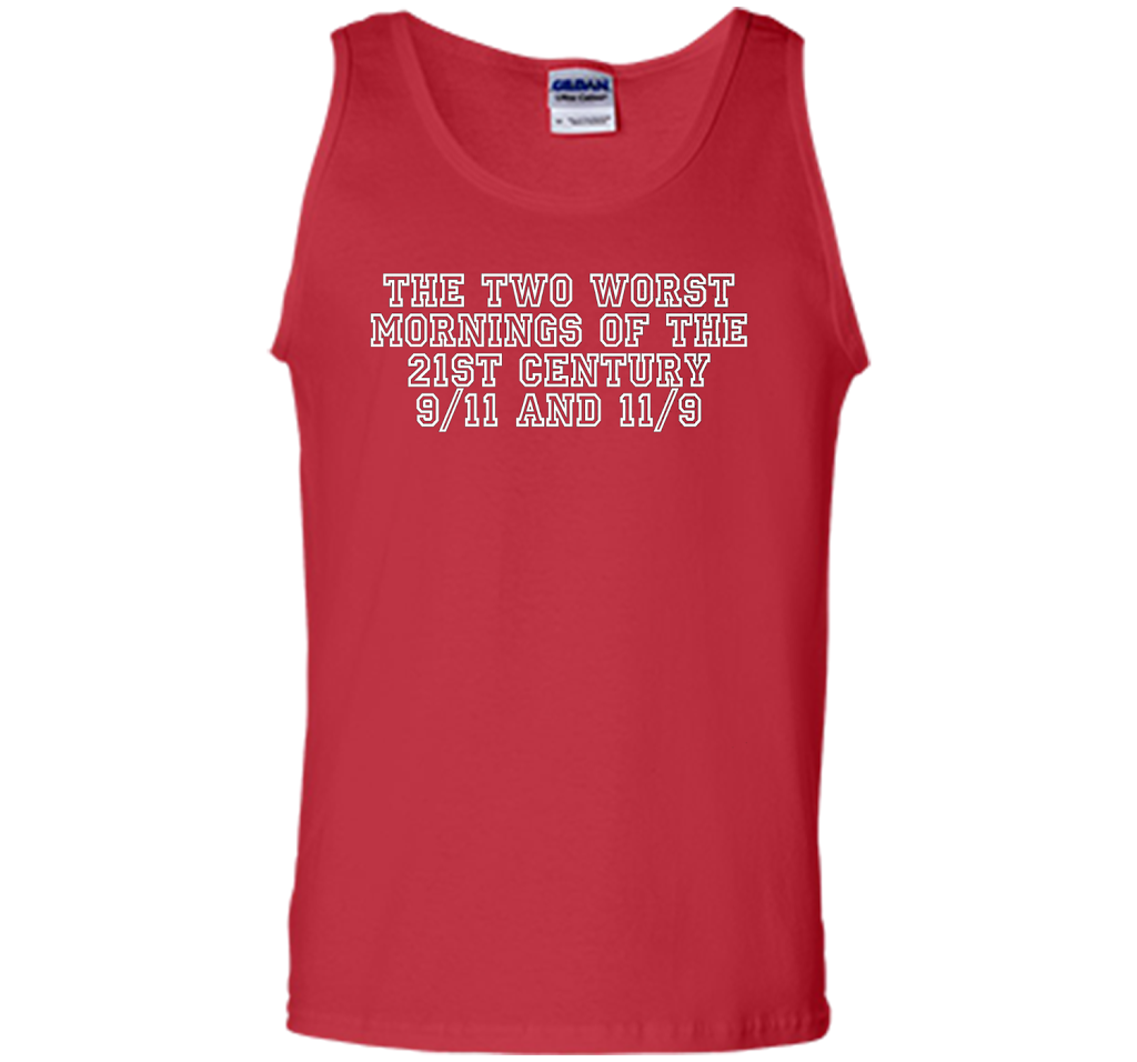 The Two Worst Mornings Of The 21st Century 9/11 And 11/9 T-shirt Red