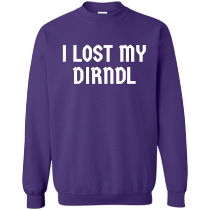 I Lost My Dirndl Oktoberfest Beer Party T-Shirt Orange