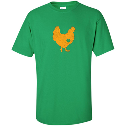 I Love My Chicken T- Shirt Irish Green