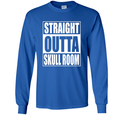 Straight Outta Skull Room Chiari Malformation T-shirt Royal