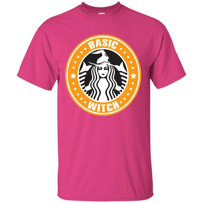 Halloween T-shirt Basic Witch T-shirt Heliconia