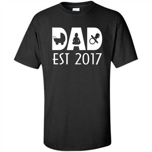 Happy First Time Dad 2017 T Shirt - Best Gift Father's Day Purple
