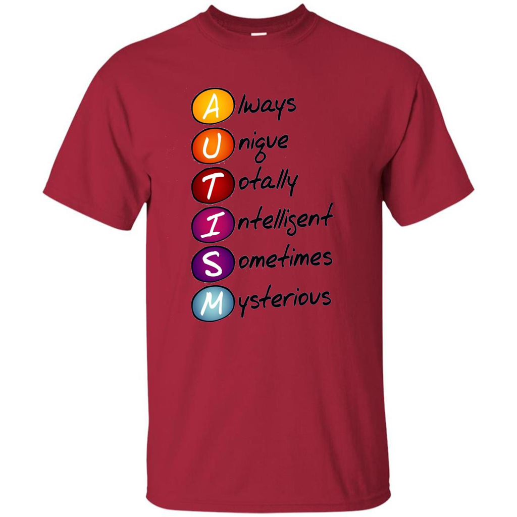 Autism Awareness Definition T-shirt Cardinal