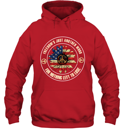 Freedom Hust Another Word For Nothing Left To Lose Shirt Hoodie Red