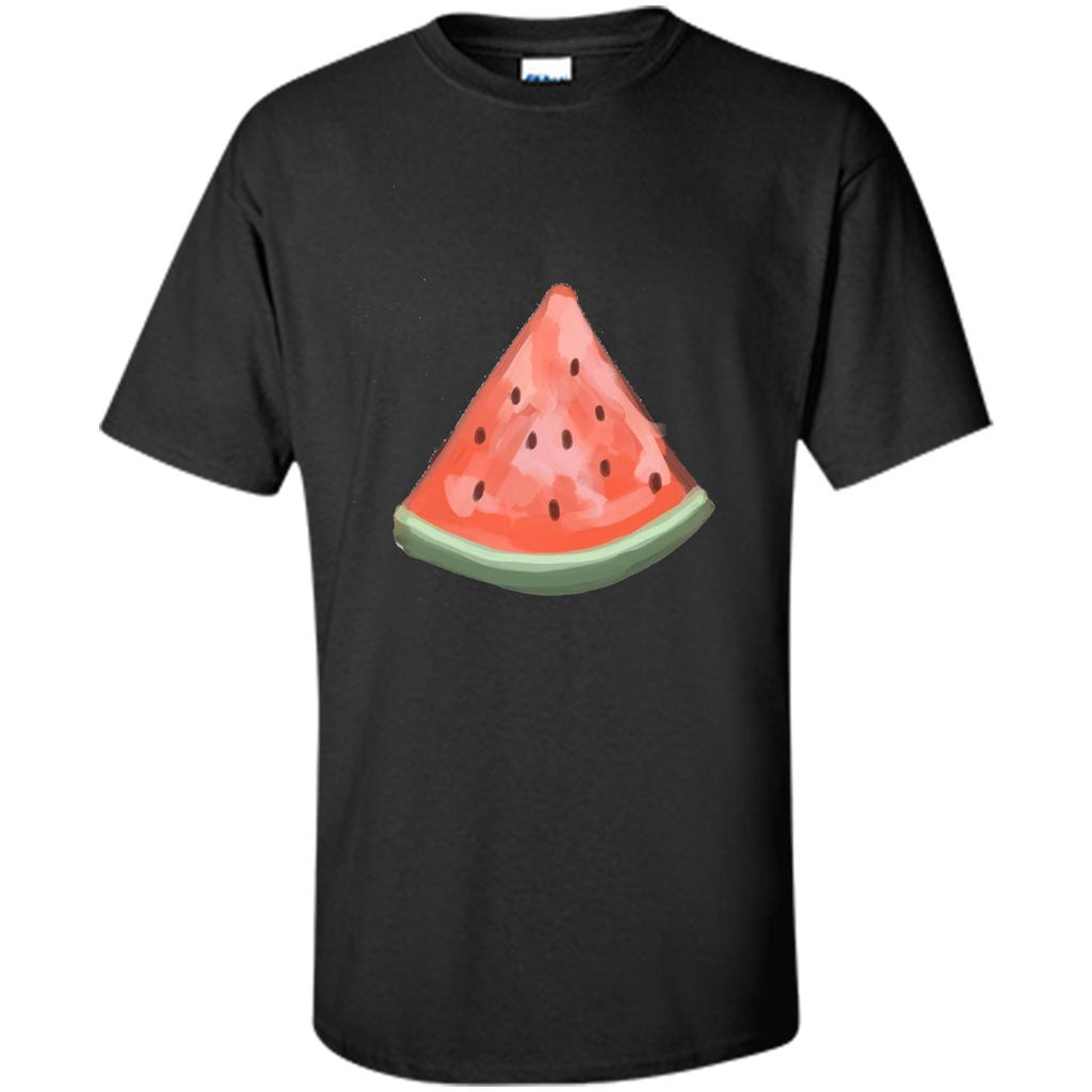 Summer T-shirtt Watermelon Slice Black