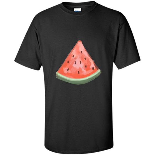 Summer T-shirtt Watermelon Slice Black