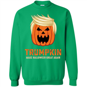 Halloween Trumpkin Funny T-Shirt Make Halloween Great Again