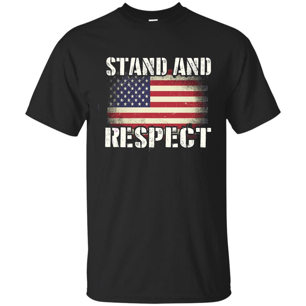 Military T-shirt Stand And Respect