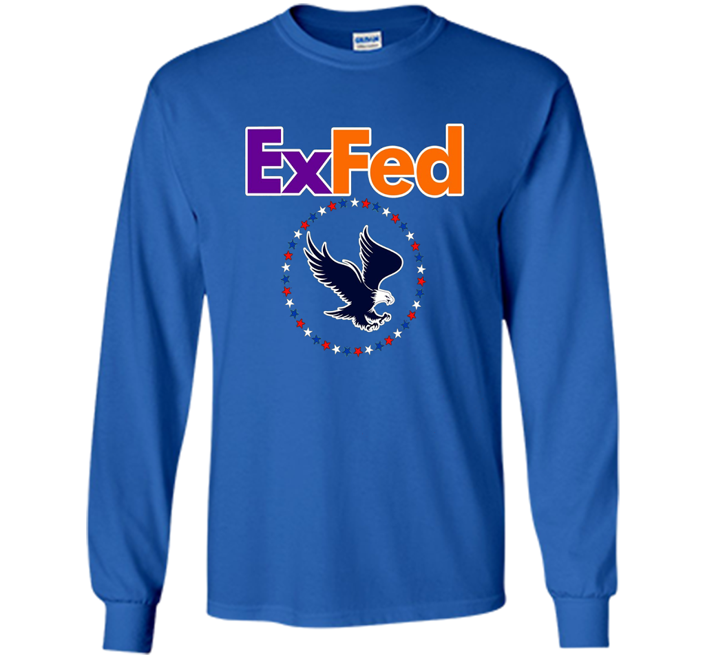 Funny Retired Federal Government Worker EX FED T-shirt t-shirt Royal