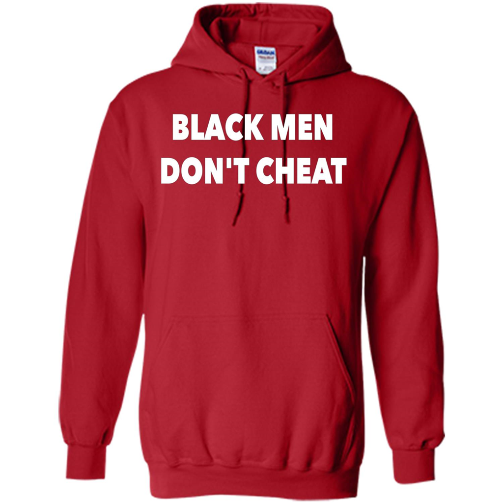 Black Men Dont Cheat T-shirt Red