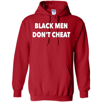 Black Men Dont Cheat T-shirt Red