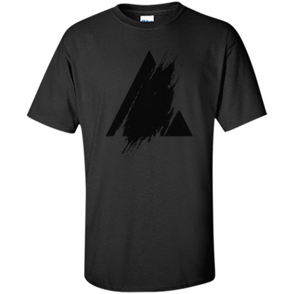Place Splashed Triangle T-shirt Black