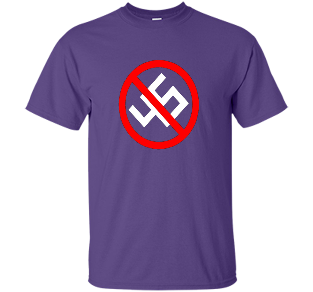 No 45 No Trump Anti Trump T-Shirt t-shirt Purple