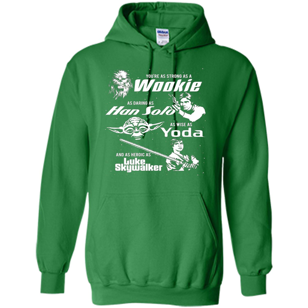 Fathers Day T-shirt Dad Is Cool As Chewy Han Yoda Luke Irish Green