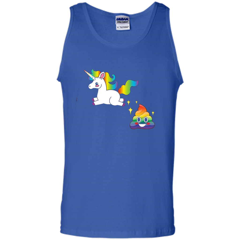 Unicorn Rainbow Poop Funny Cute Emojis T-shirt