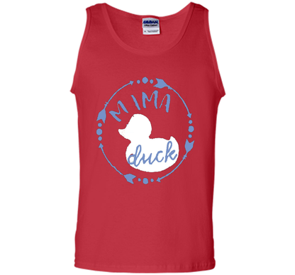 Women's Mama Duck TShirt, Mama Duck Plaid Shirt, Matching Fa shirt Red