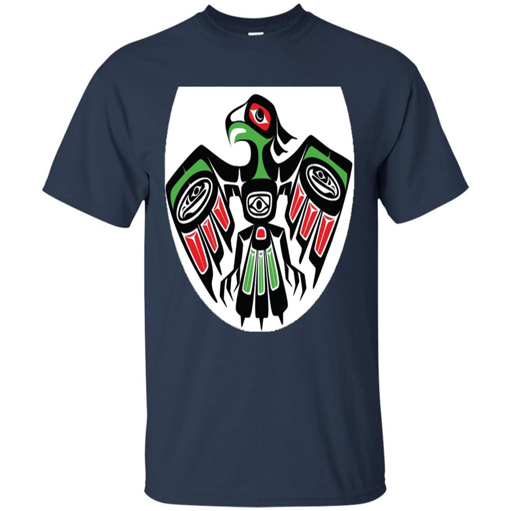 Native American Eagle T-shirt Navy