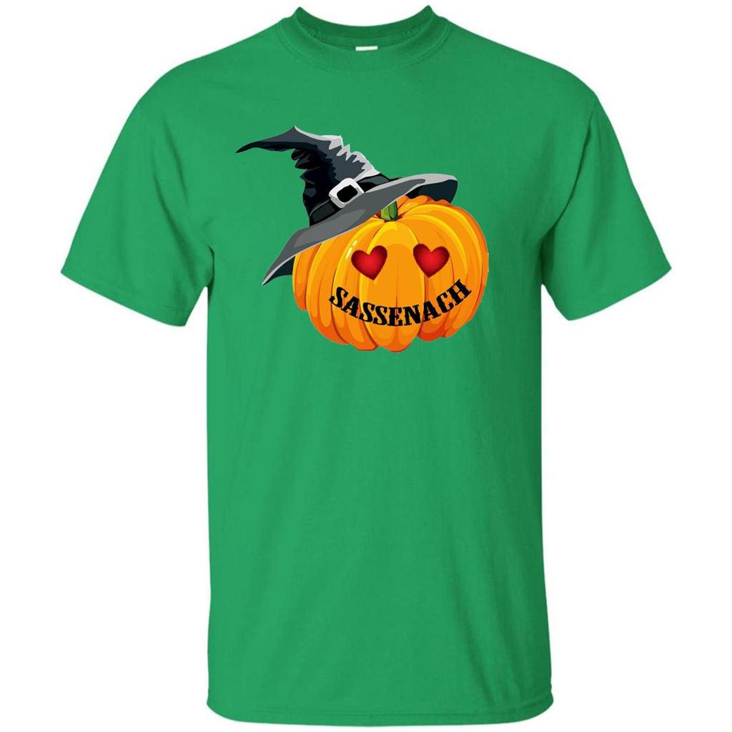 Sassenach Pumpkin Halloween T-shirt Irish Green