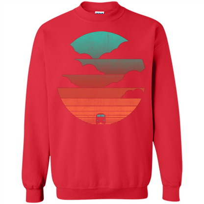 Driving Into The Sunset T-shirt Red