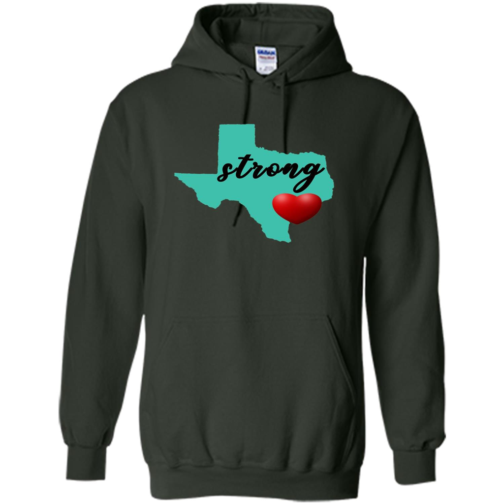 Texas Strong Support Texans T-shirt Forest Green