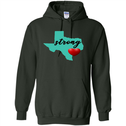 Texas Strong Support Texans T-shirt Forest Green