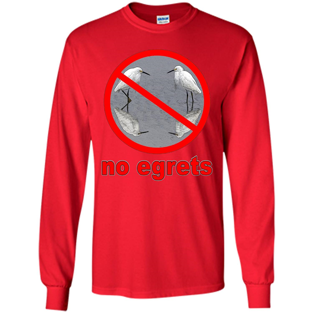 No Egrets T-shirt Red