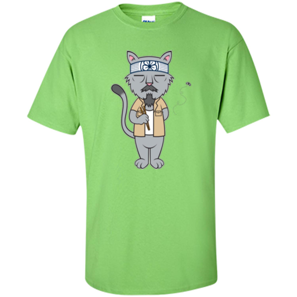 Mr.Meowgi T-shirt Lime