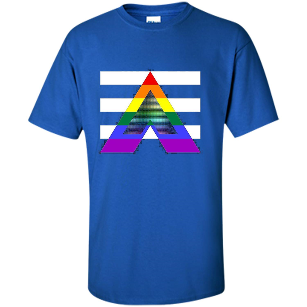 LGBT Pride Straight Ally Pride Flag T-Shirt Royal